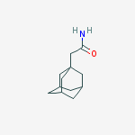 Structure of Tricyclo(3.3.1.13,7)decan-1-acetamide