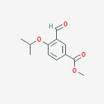 Structure of methyl 3-formyl-4-isopropoxybenzoate