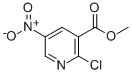 Structure of 2-CHLORO-5-NITRONICOTINIC ACID METHYL ESTER