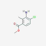 Structure of Methyl 3-amino-4-chloro-2-methylbenzoate