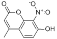 Structure of 7-HYDROXY-4-METHYL-8-NITROCOUMARIN