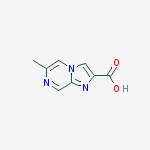 Imidazo[1,2-a]pyrazine-2-carboxylic acid, 6-methyl-结构式