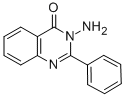 Structure of 3-AMINO-2-PHENYL-4(3H)-QUINAZOLINONE
