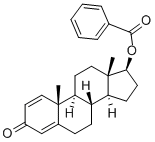 17beta-hydroxyandrosta-1,4-dien-3-one benzoate结构式