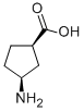 Structure of (-)-(1R,3S)-3-AMINOCYCLOPENTANECARBOXYLIC ACID