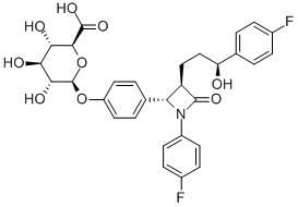 依泽替米贝-Β-D-葡糖苷酸结构式