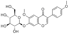 Structure of 4,6-DIMETHOXYISOFLAVONE-7-O-BETA-D-GLUCOPYRANOSIDE