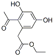 Structure of 2-Acetyl-3,5-dihydroxyphenylacetic acid ethyl ester