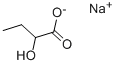 Structure of SODIUM 2-HYDROXYBUTYRATE