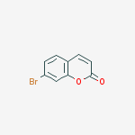Structure of 2H-1-Benzopyran-2-one, 7-bromo-