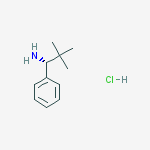 Structure of (R)-2,2-dimethyl-1-phenylpropan-1-amine hydrochloride