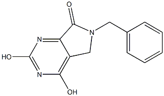 Structure of 6-benzyl-2,4-dihydroxy-5H-pyrrolo[3,4-d]pyriMidin-7(6H)-one