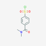 Structure of 4-[(Dimethylamino)carbonyl]benzenesulfonylchloride