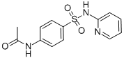 Structure of 4-(2-pyridylsulphamoyl)acetanilide