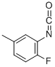 Structure of 2-FLUORO-5-METHYLPHENYL ISOCYANATE