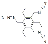 Structure of 1,3,5-TRIS-(AZIDOMETHYL)-2,4,6-TRIETHYL BENZENE