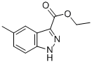 Structure of 5-METHYL-1H-INDAZOLE-3-CARBOXYLIC ACID ETHYL ESTER