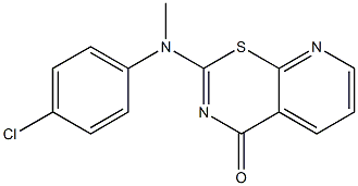 Structure of 2-[N-(4-Chlorophenyl)-N-MethylaMino]-4H-pyrido[3,2-e]-1,3-thiazin-4-one