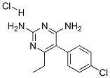 Structure of 5-(4-chlorophenyl)-6-ethylpyrimidine-2,4-diamine hydrochloride