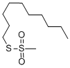 Methanesulfonothioic Acid S-Decyl Ester结构式
