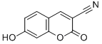 Structure of 3-Cyano-7-hydroxycoumarin