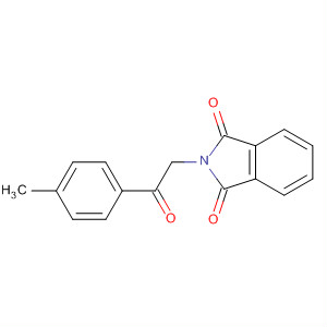 Structure of 1H-Isoindole-1,3(2H)-dione, 2-[2-(4-methylphenyl)-2-oxoethyl]-