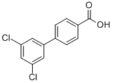 Structure of 3,5-DICHLORO-BIPHENYL-4-CARBOXYLIC ACID