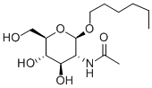 Structure of HEXYL 2-ACETAMIDO-2-DEOXY-BETA-D-GLUCOPYRANOSIDE
