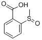 Structure of 2-(METHYLSULFINYL)BENZENECARBOXYLIC ACID