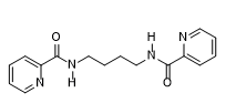 Structure of N,N'-1,4-butanediylbis-2-Pyridinecarboxamide