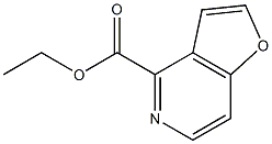 Ethyl furo[3,2-c]pyridine-4-carboxylate结构式