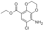 Structure of 8-Amino-7-chloro-2,3-dihydrobenzo[1,4]dioxine-5-carboxylic acid ethyl ester