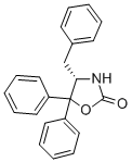 Structure of (S)-(-)-5,5-DIPHENYL-4-BENZYL-2-OXZOLIDINONE
