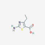 Structure of 2-AMINO-4-ETHYL-1,3-THIAZOLE-5-CARBOXYLIC ACID, 95%