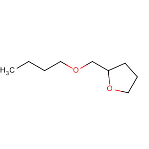 Structure of Furan, 2-(butoxymethyl)tetrahydro-