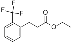 3-(2-TRIFLUOROMETHYL-PHENYL)-PROPIONIC ACID ETHYL ESTER结构式