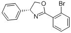 (R)-2-(2-BROMOPHENYL)-4-PHENYL-4,5-DIHYDROOXAZOLE结构式