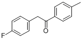 Structure of 2-(4-Fluorophenyl)-1-p-tolyl-ethanone