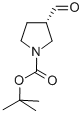 Structure of (3S)-3-Formyl-1-pyrrolidinecarboxylic acid tert-butyl ester