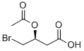 Structure of (S)-3-ACETOXY-4-BROMOBUTYRIC ACID