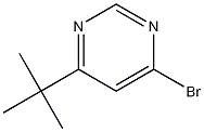 4-Bromo-6-tert-butylpyrimidine结构式