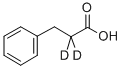 Structure of HYDROCINNAMIC-2,2-D2 ACID