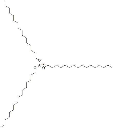 Structure of aluminium hexadecan-1-olate