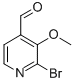 Structure of 2-BROMO-3-METHOXYPYRIDINE-4-CARBOXALDEHYDE