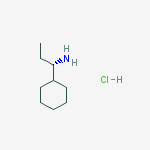 Structure of (S)-1-CYCLOHEXYLPROPAN-1-AMINE HYDROCHLORIDE
