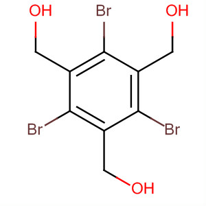 Structure of 1,3,5-Benzenetrimethanol, 2,4,6-tribromo-