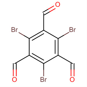 Structure of 1,3,5-Benzenetricarboxaldehyde, 2,4,6-tribromo-