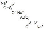 Structure of Gold(I) trisodium disulphite