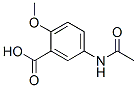 BENZOIC ACID 5-(ACETYLAMINO)-2-METHOXY-结构式