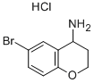 Structure of 6-BROMO-CHROMAN-4-YLAMINE HYDROCHLORIDE